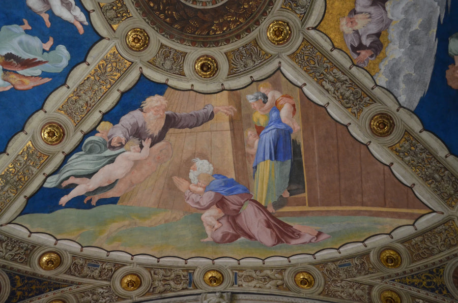 Noé sortant de l’arche, Raphaël, Vatican – reproduction peinture à l’huile sur toile