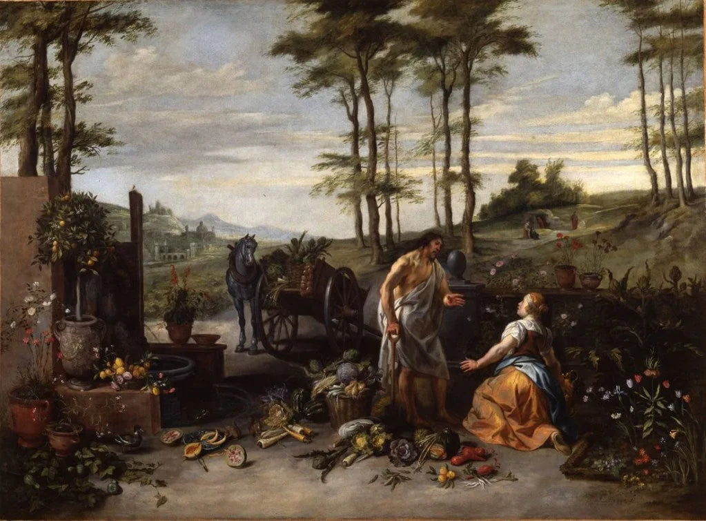 Noli me tangere - Jan Brueghel le Jeune image 1 reproduction artisanale de tableau