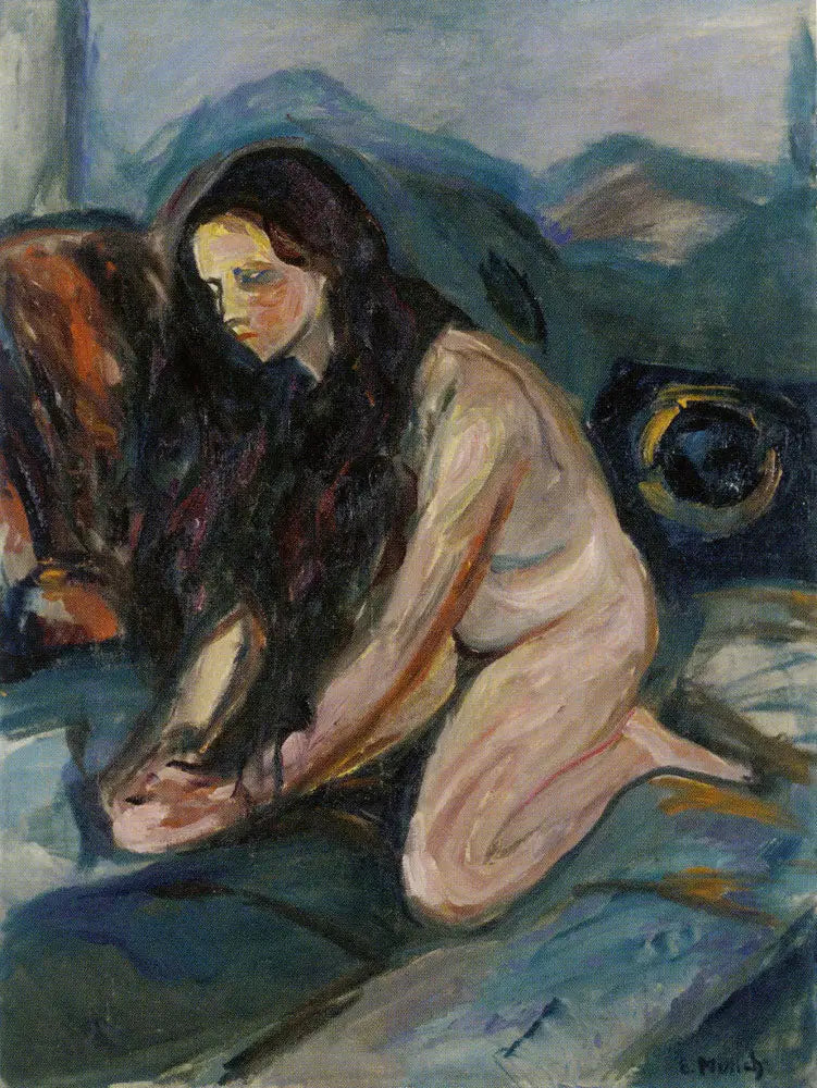 عري راكع - إدفارد مونش