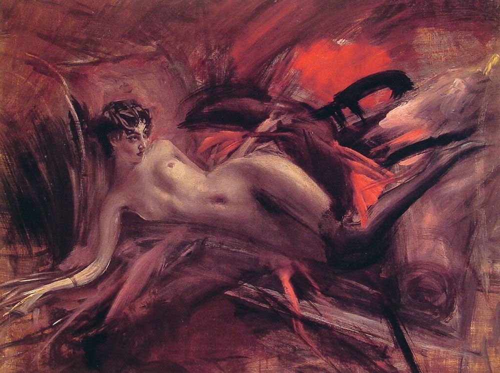 Nu allongé - Giovanni Boldini - Alpha Reproduction