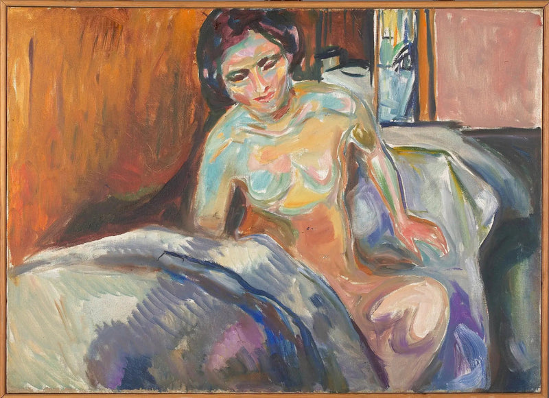 عاري جالس: صباح - إدفارد مونش