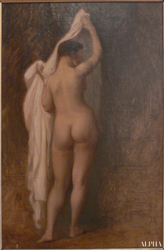 Nu de dos - Jean-Léon Gérôme - Reproductions de tableaux et peintures haut de gamme