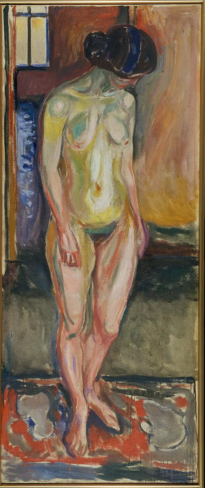 Reproduction du tableau « Nu debout : soir - Edvard Munch » par Alpha Reproduction en peinture à l’huile