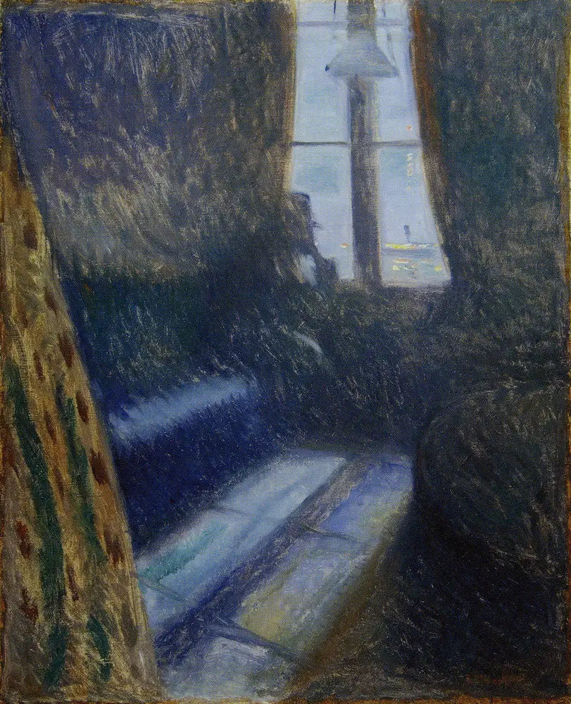 Nuit à Saint-Cloud - Edvard Munch image 1 tableau peint à l’huile sur toile