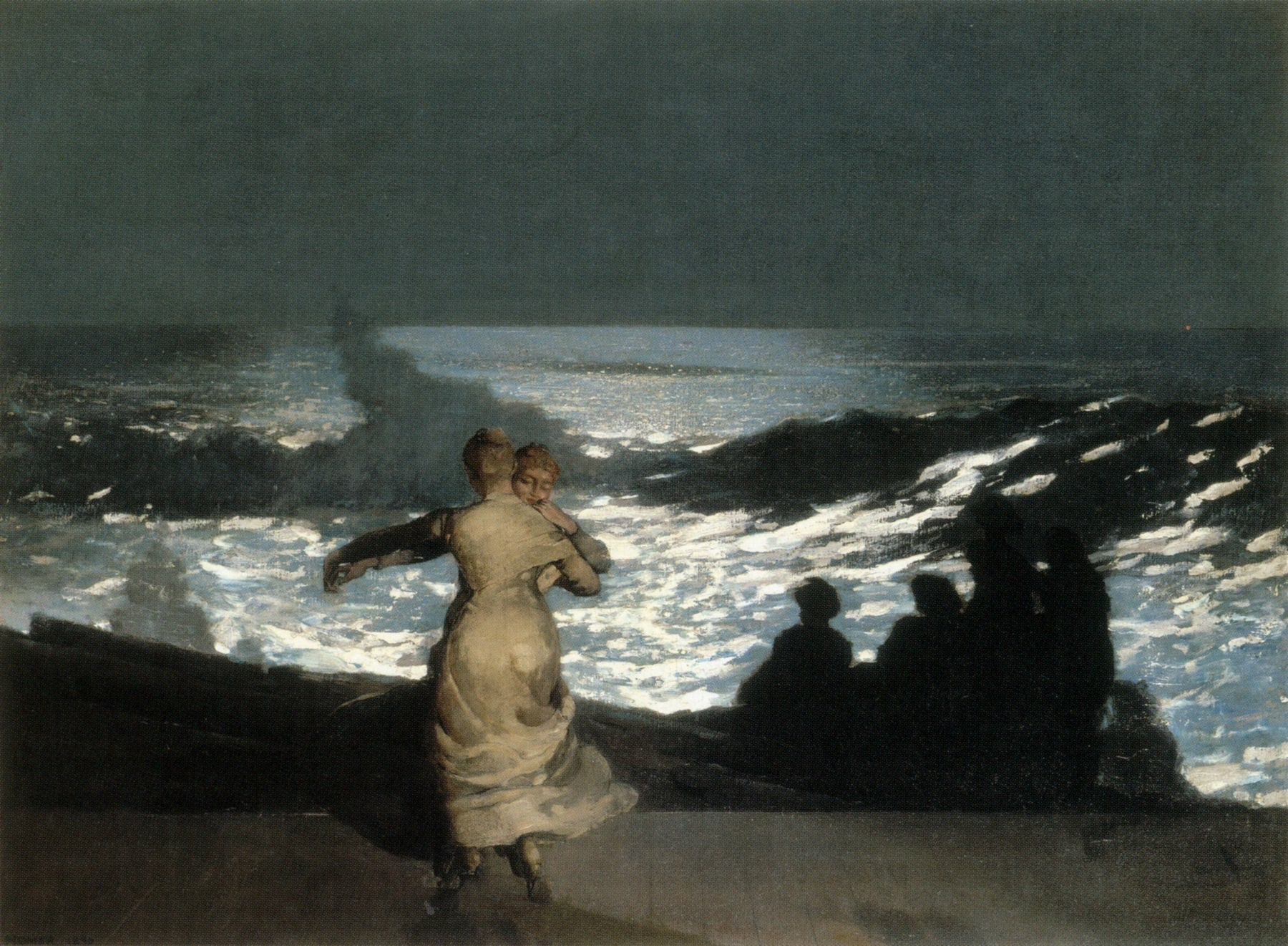 Nuit d'été - Winslow Homer image 1 reproduction réalisée par Alpha Reproduction