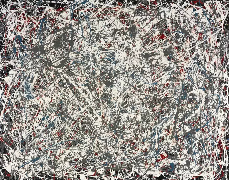 Numéro 20 - Jackson Pollock image 1 copie de tableau peinte à la main