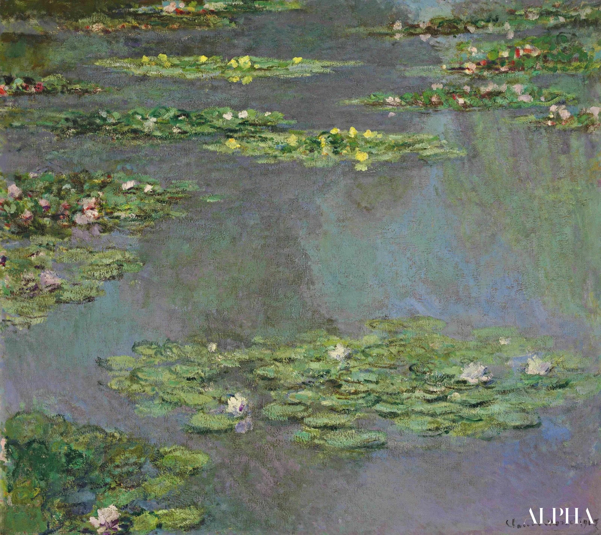 Nymphéas 1905 - Claude Monet - Reproductions de tableaux et peintures haut de gamme