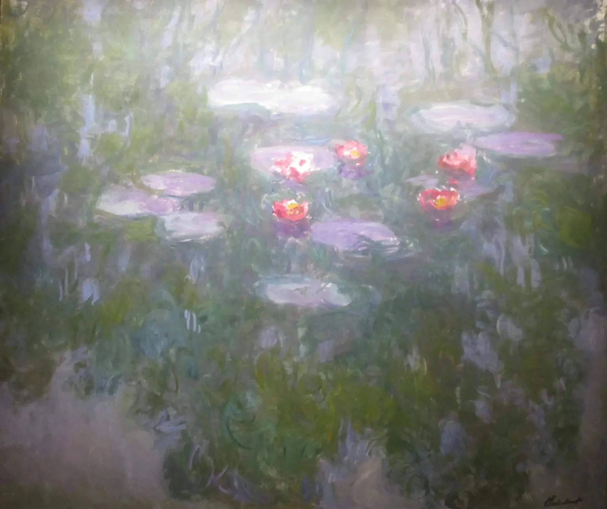 Nymphéas de Claude Monet, 1916–1919 – Musée Marmottan Monet, inventaire 5098, W1864