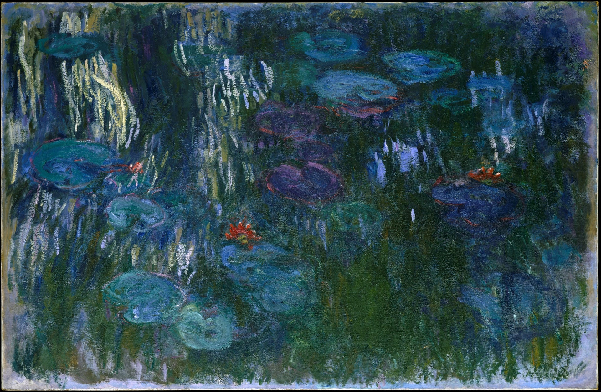 Nymphéas de Claude Monet, 1916–1919 – Metropolitan Museum of Art, inventaire 1983.532, Wildenstein 1858