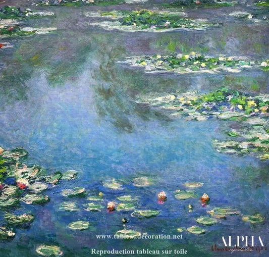 Nymphéas - Tableau connu Claude Monet - Reproductions de tableaux et peintures haut de gamme