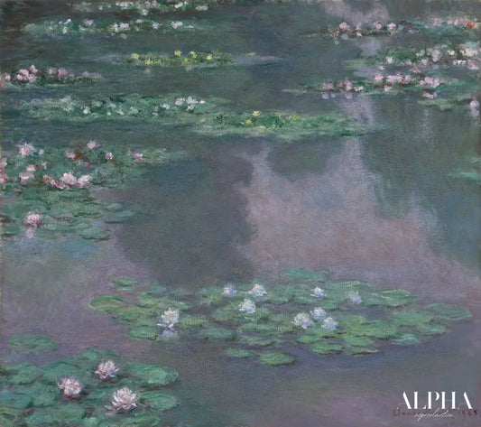 Nymphéas (W1671) - Claude Monet - Reproductions de tableaux et peintures haut de gamme