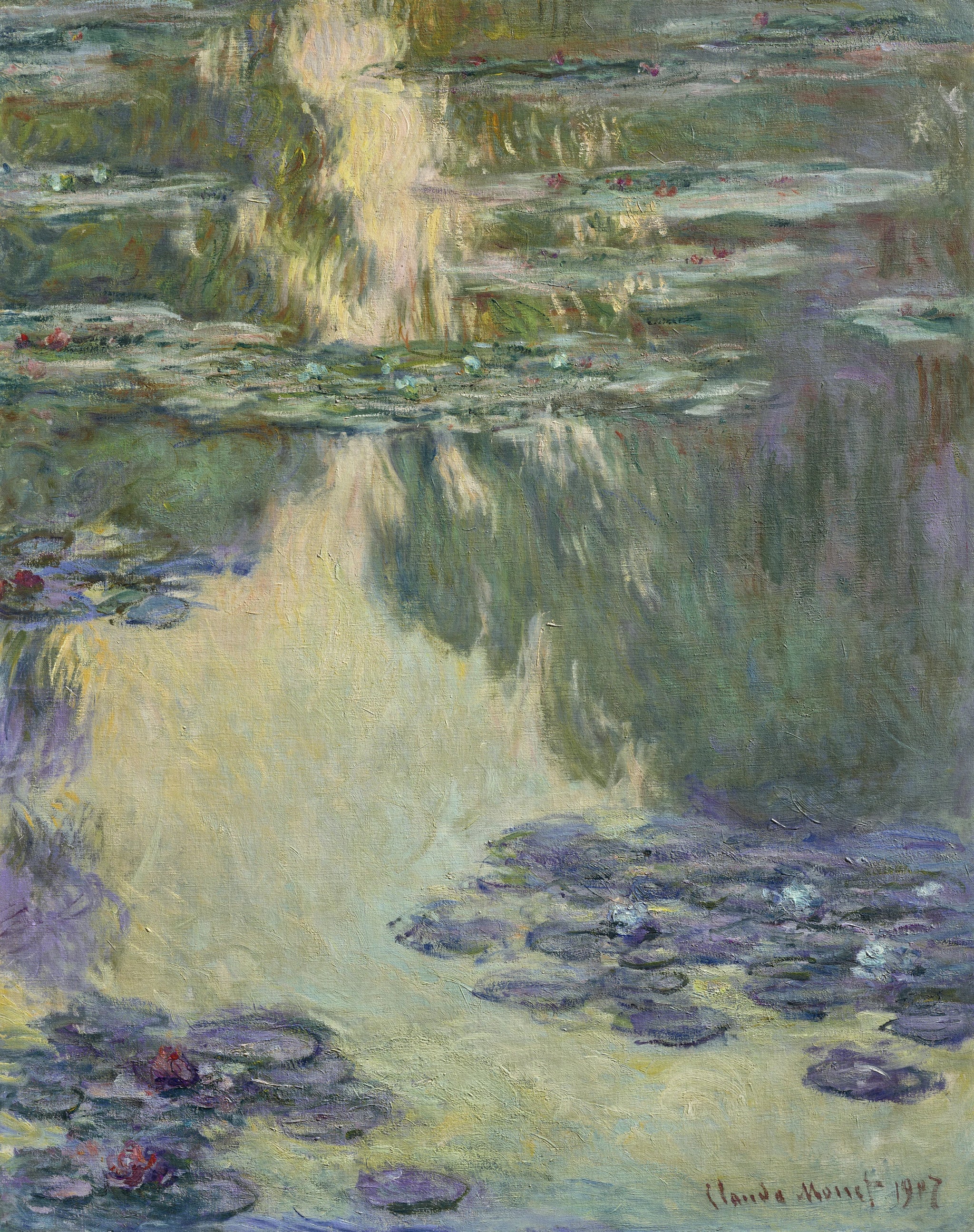 Nymphéas de Claude Monet, 1907 – collection particulière, Wildenstein 1706