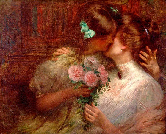 O beijo - Eliseu Visconti