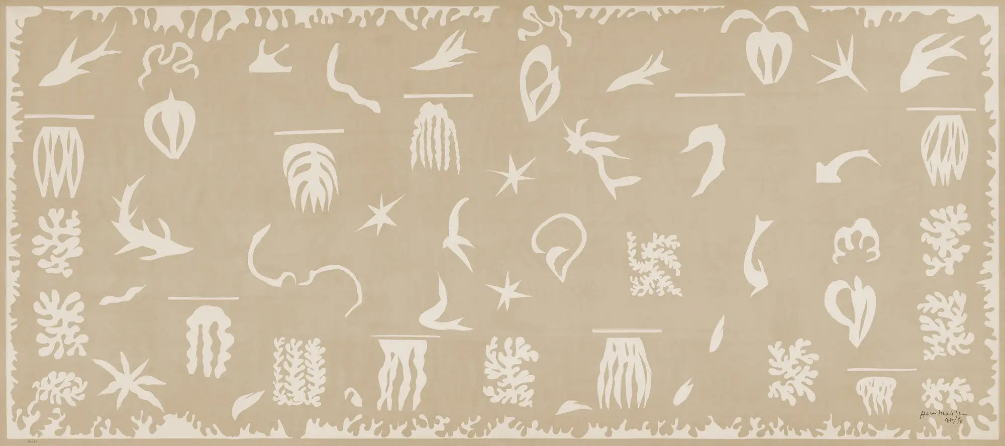 Reproduction du tableau « Océanie, la mer - Henri Matisse » par Alpha Reproduction en peinture à l’huile