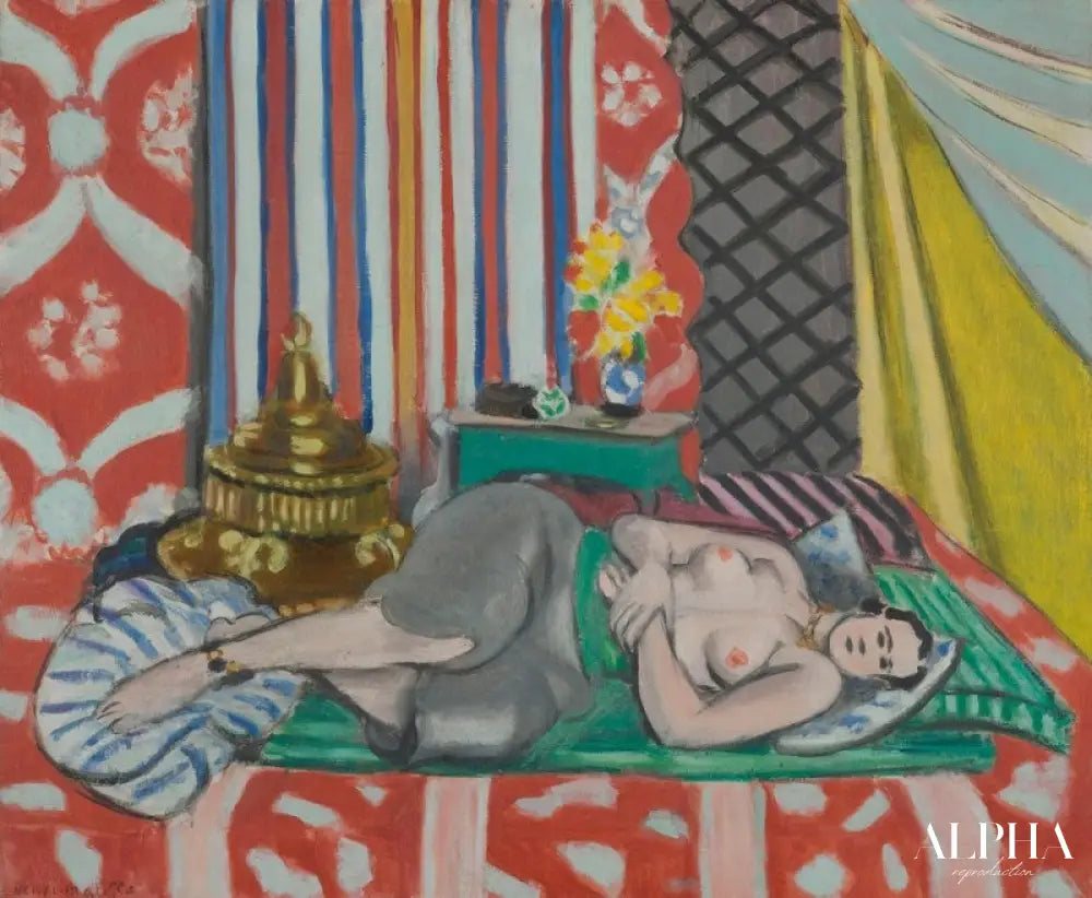 Odalisque à la culotte grise - Matisse - Reproductions de tableaux et peintures haut de gamme