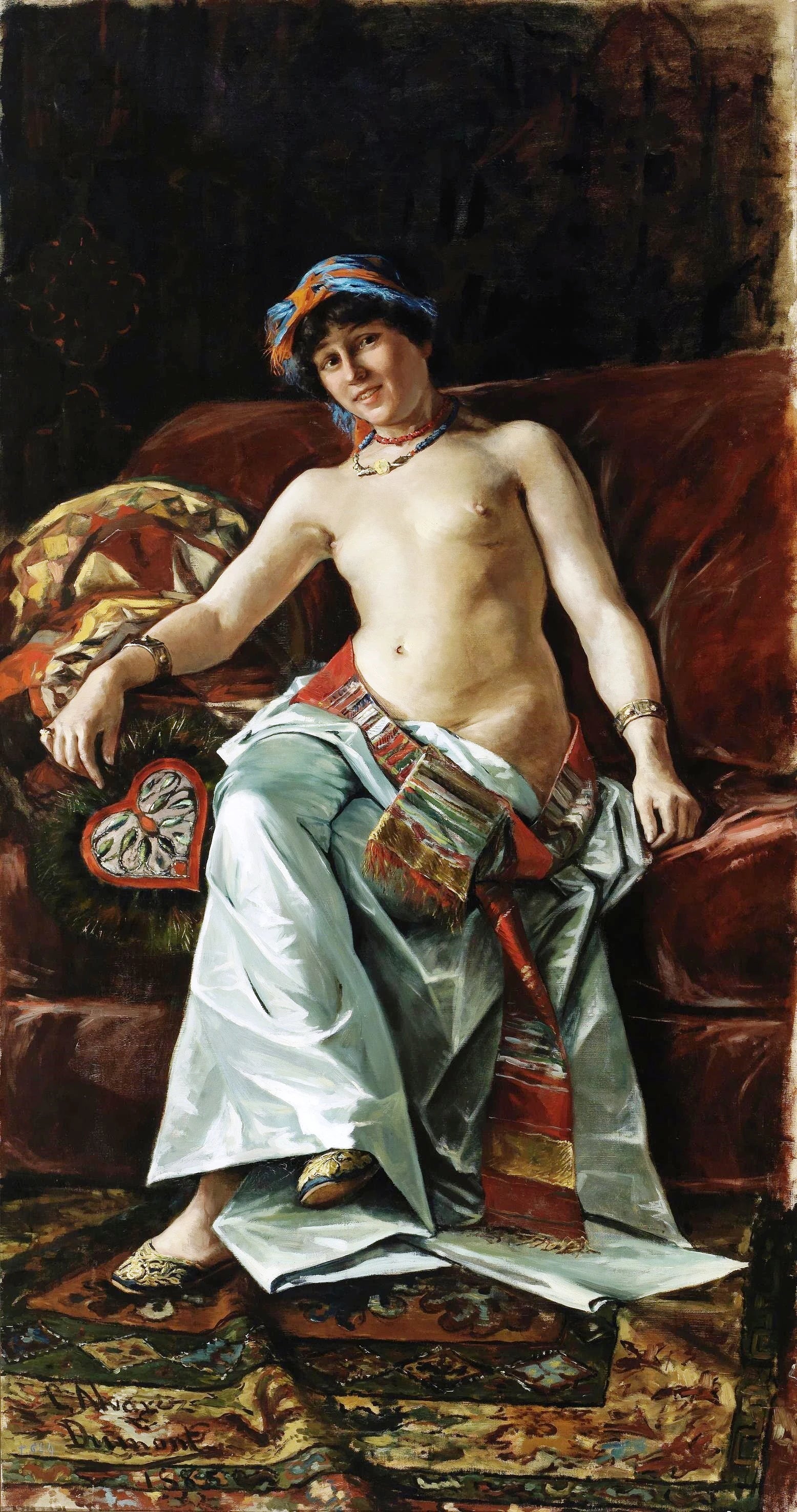L'odalisque - César Alvarez Dumont
