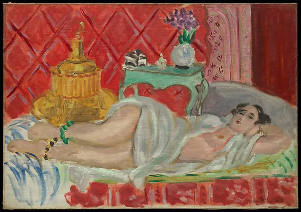 Reproduction du tableau « Odalisque, harmonie rouge - Henri Matisse » par Alpha Reproduction en peinture à l’huile