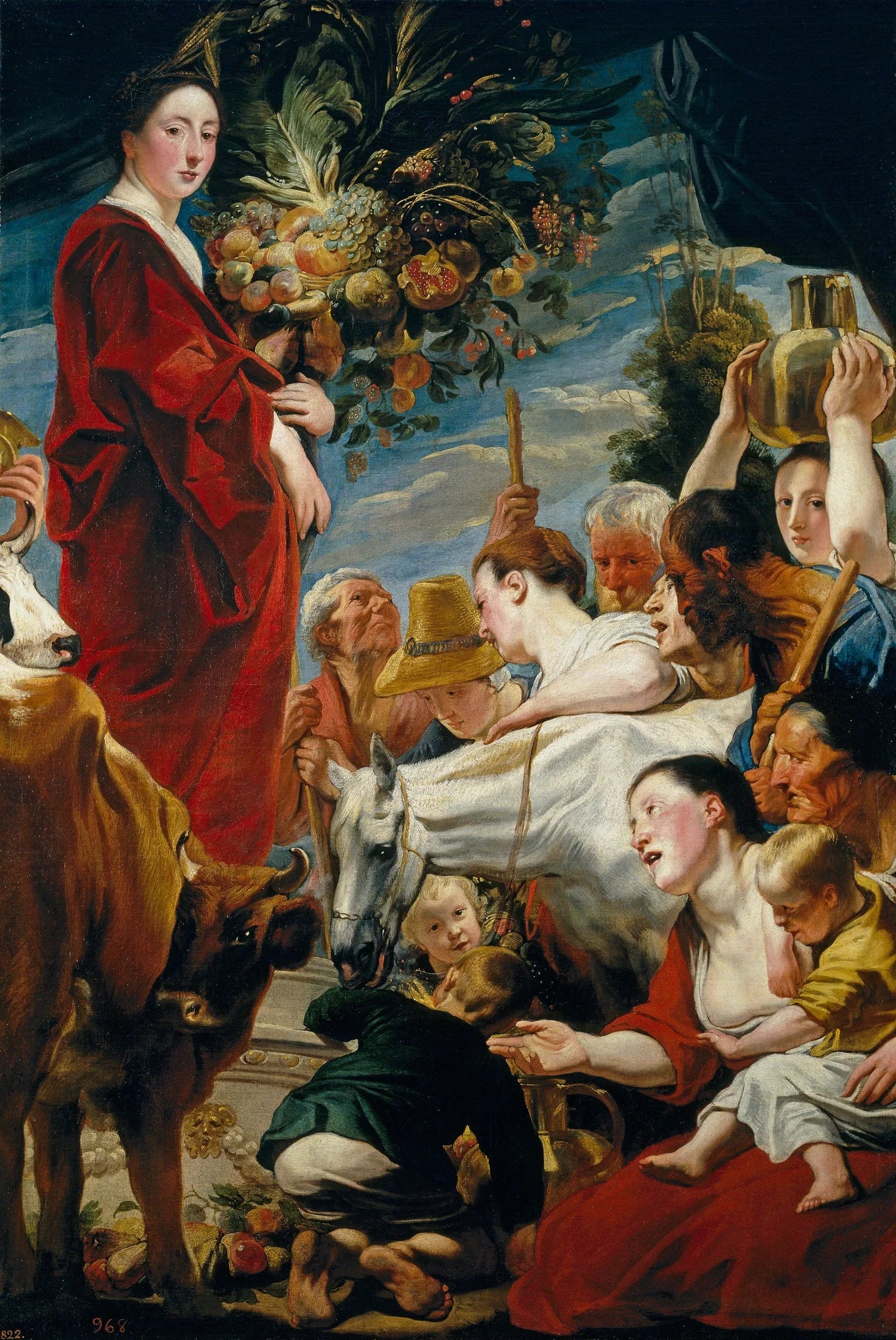 Offrande à Cérès - Jacob Jordaens image 1 tableau peint à l’huile sur toile