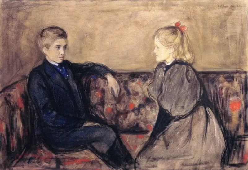 أوسكار وإنغيبورغ هيبرغ - إدفارد مونش