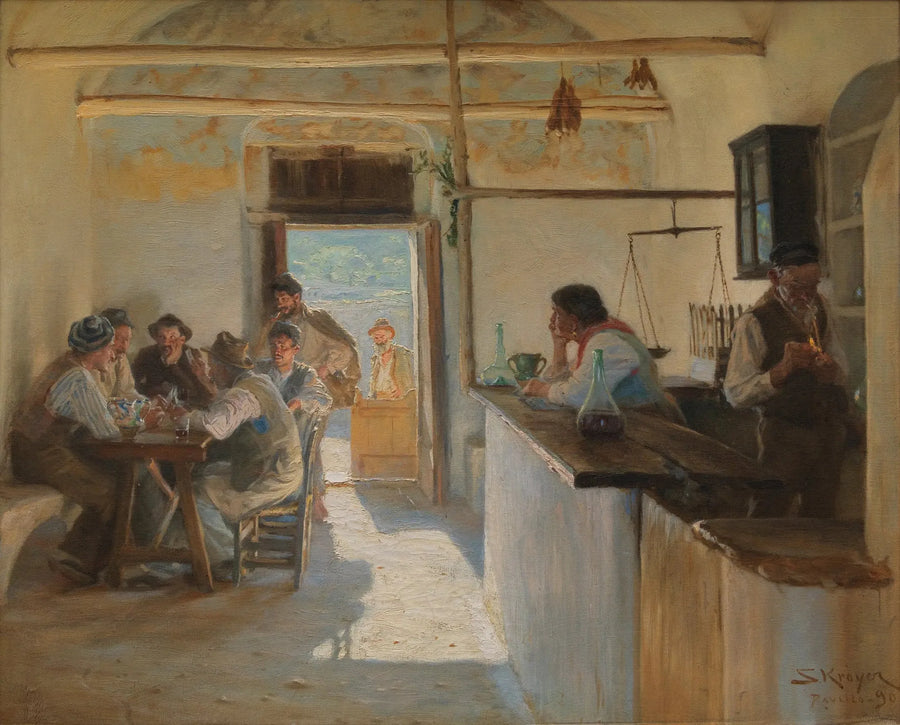 Osteria في رافيلو. - Peder Severin Krøyer