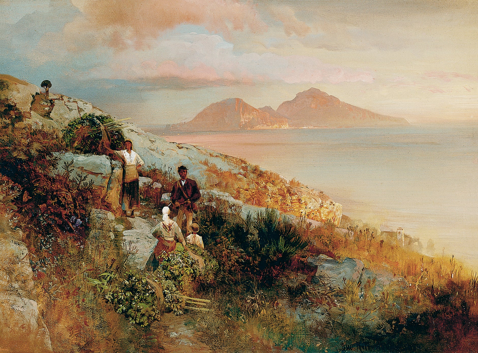 Vue de Capri - Oswald Achenbach