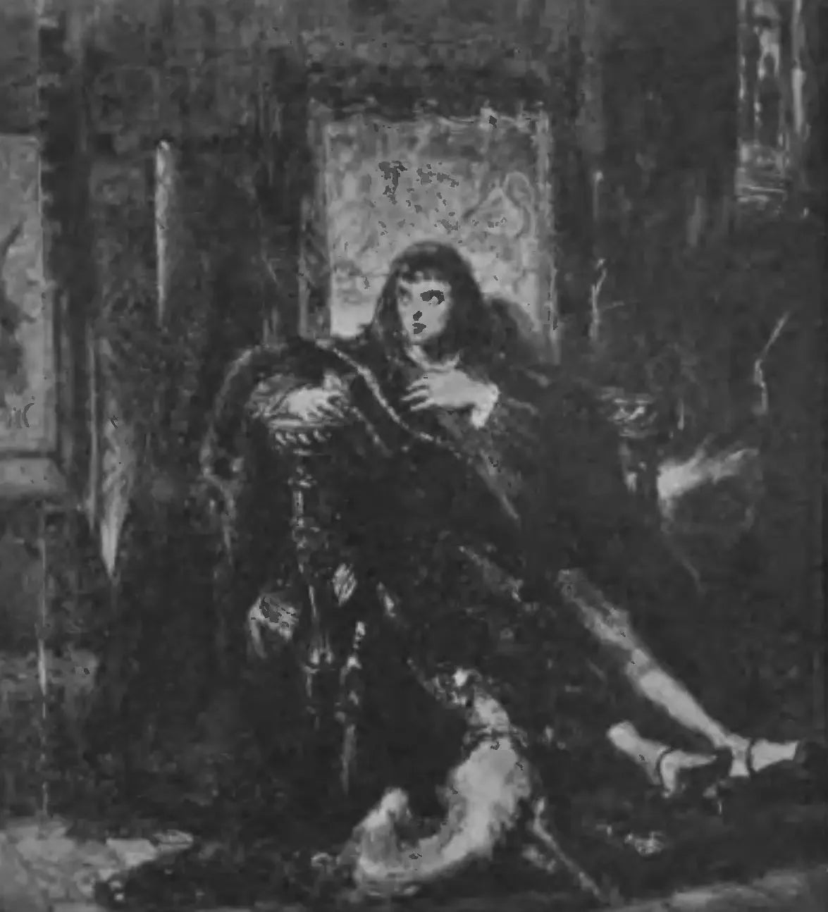 Otrucie ostatniego księcia mazowieckiego Janusza - Jan Matejko image 1 reproduction artisanale de tableau