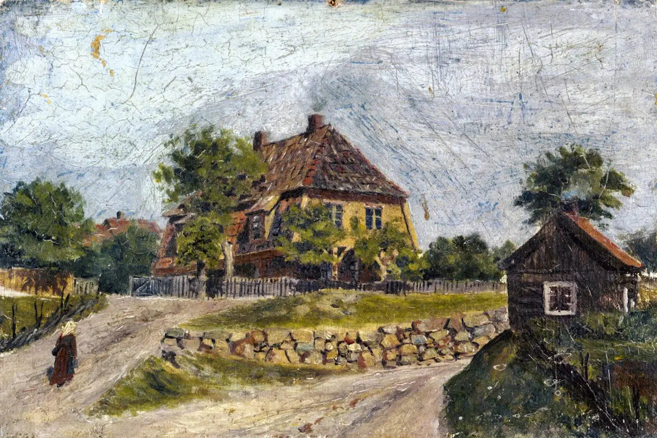 Reproduction du tableau « Øvre Foss - Edvard Munch » par Alpha Reproduction en peinture à l’huile