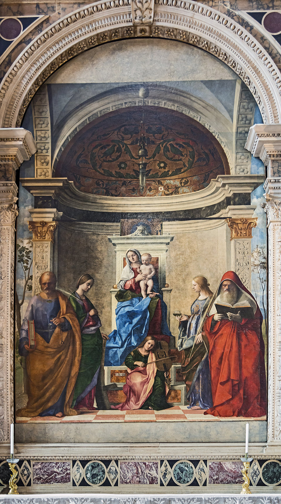 La Madone de San Zaccaria - Giovanni Bellini