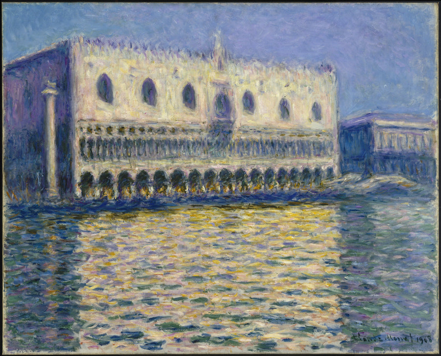 Le Palais des Doges de Claude Monet – version du Brooklyn Museum, vue complète haute définition