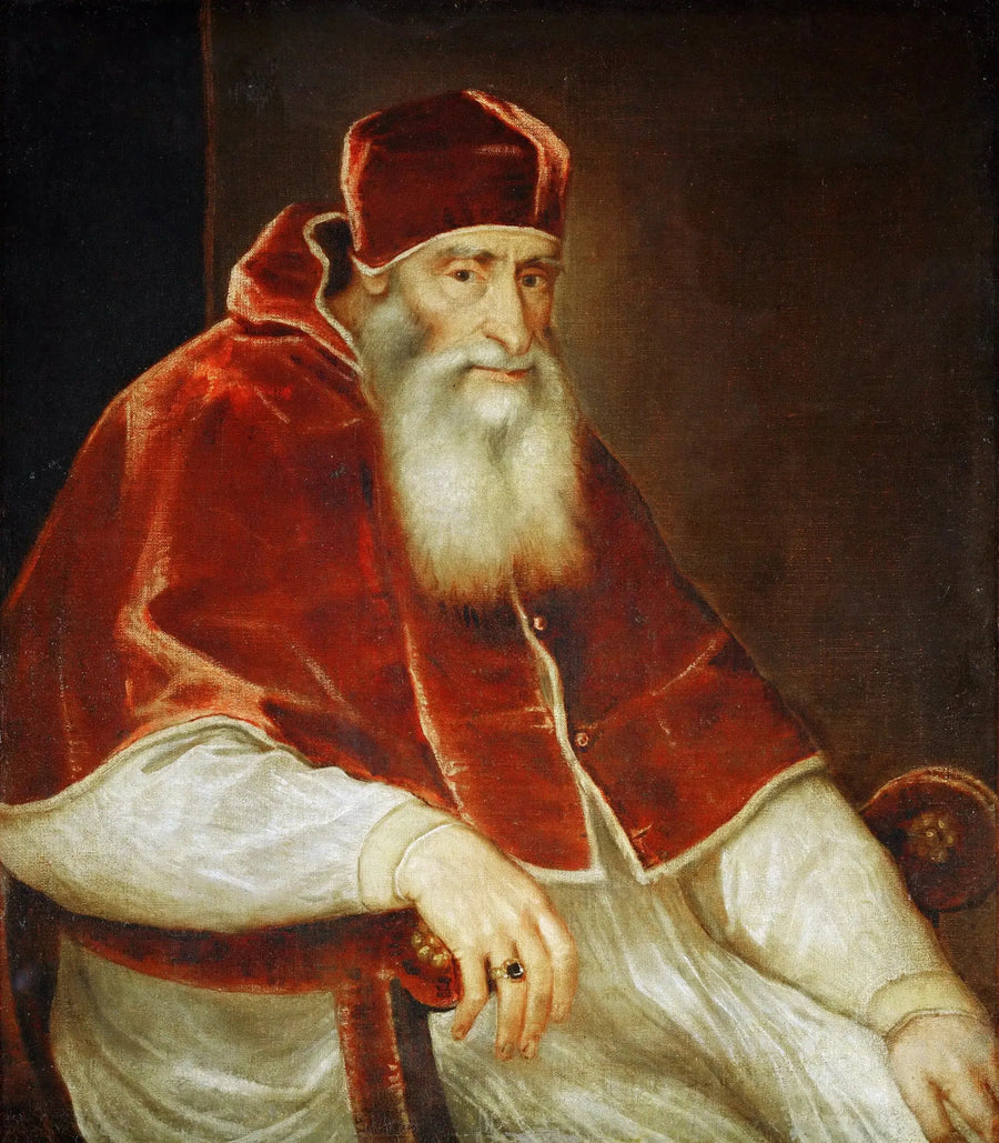 البابا بول الثالث فارنزي (1468-1549) - تيتيان