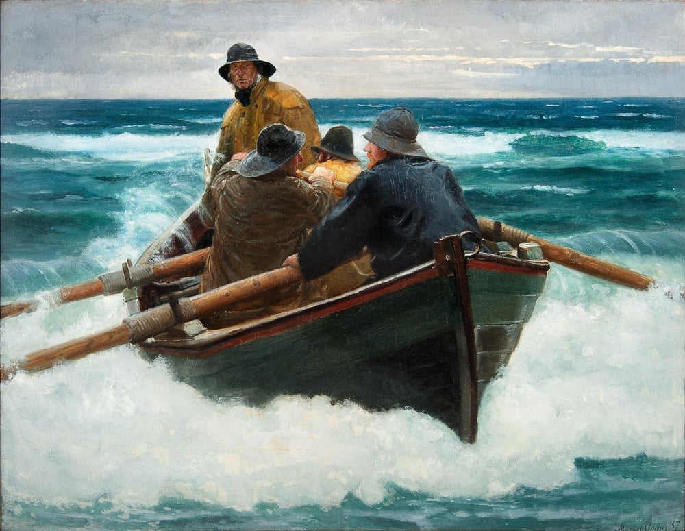Par-dessus le tumulus. - Michael Peter Ancher - Alpha Reproduction