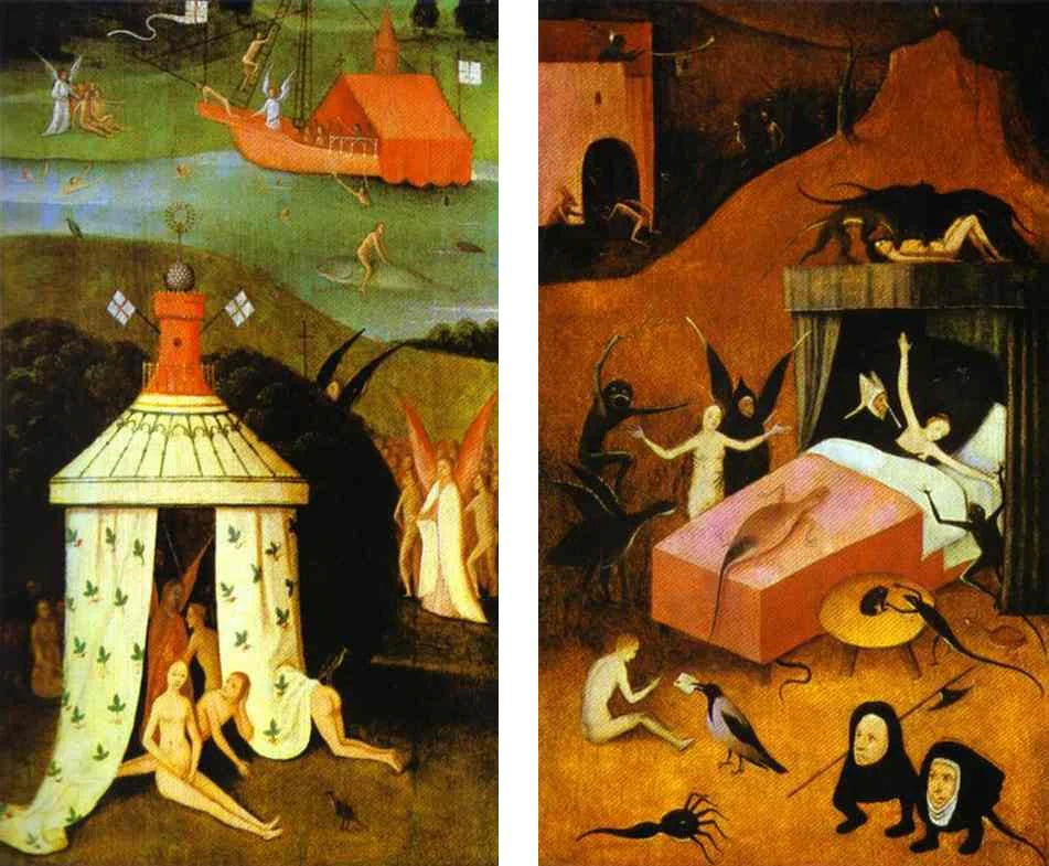 Paradis et enfer - Jérôme Bosch