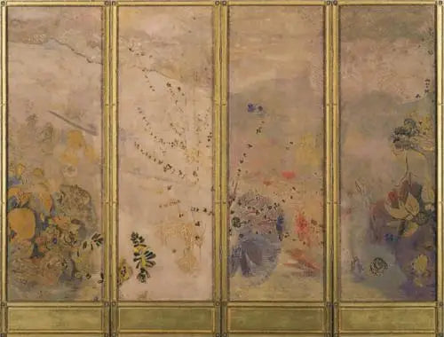 Paravent d'Olivier Sainsère - Odilon Redon image 1 reproduction d’œuvre d’art à l’huile