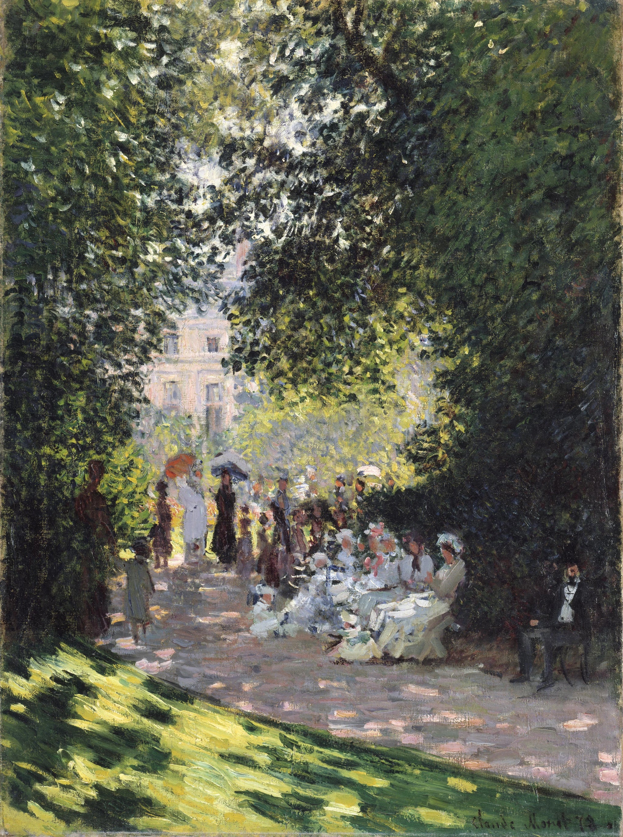 Le Parc Monceau W466 par Claude Monet, 1878, Metropolitan Museum of Art