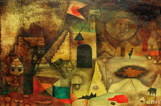 Parc romantique - Paul klee - Reproductions de tableaux et peintures haut de gamme