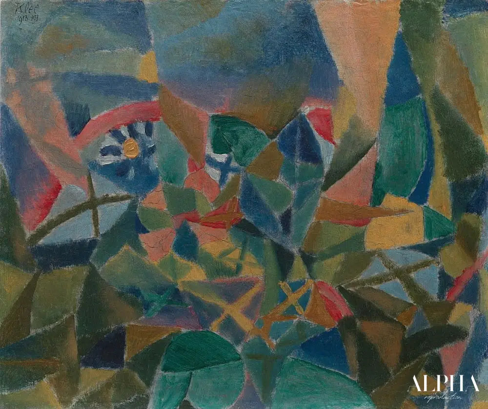 Parterre de fleurs - Paul Klee - Reproductions de tableaux et peintures haut de gamme