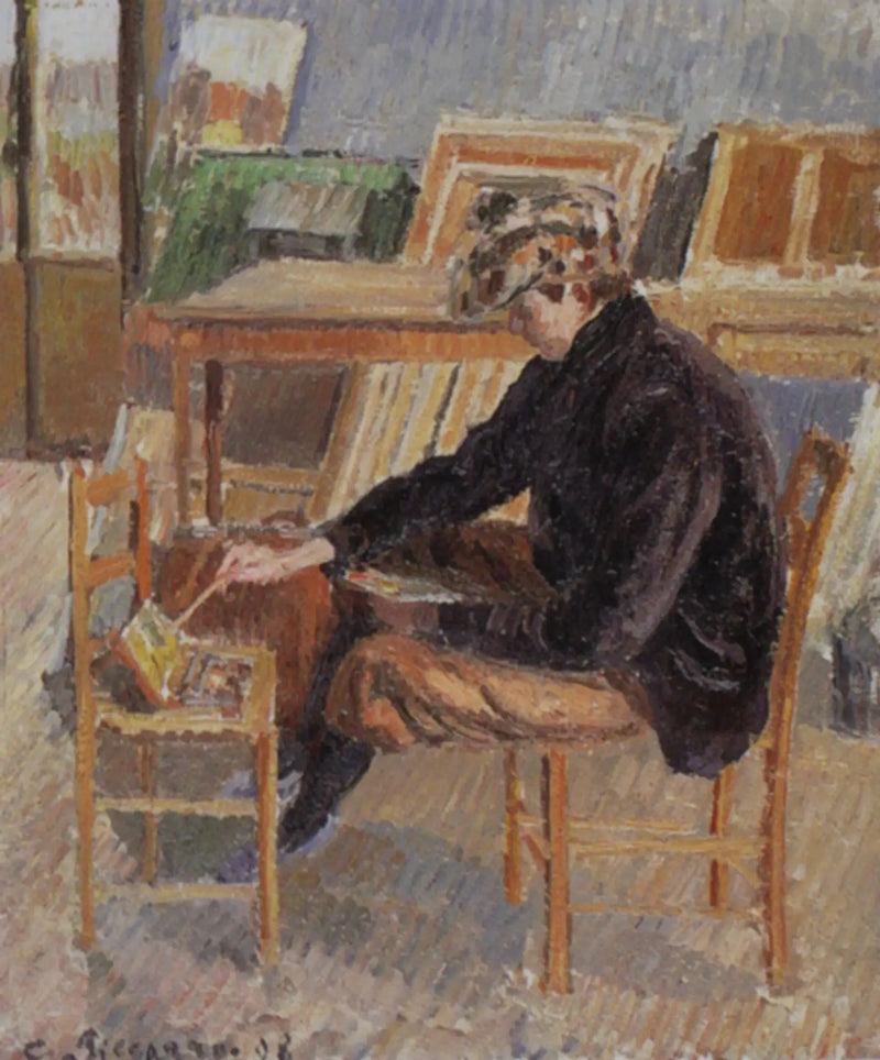 بول-إميل بيسارو يرسم، رسم تخطيطي - كاميل بيسارو