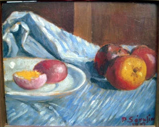 Nature morte aux pommes rouges, peinture de Paul Sérusier