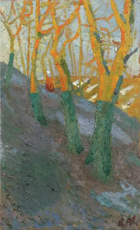 Paysage au printemps - Kazimir Malevich - Alpha Reproduction