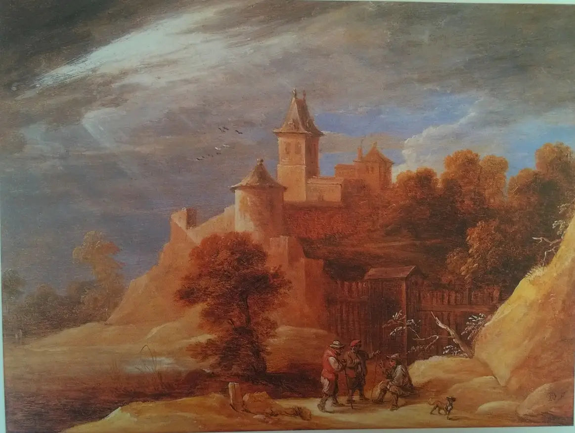 Paysage avec château - David Teniers le Jeune image 1 copie de tableau peinte à la main