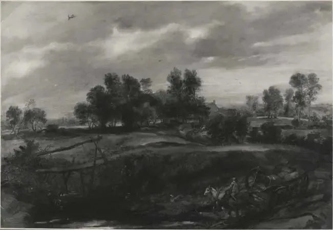 منظر طبيعي مع عربة - بيتر بول روبنز