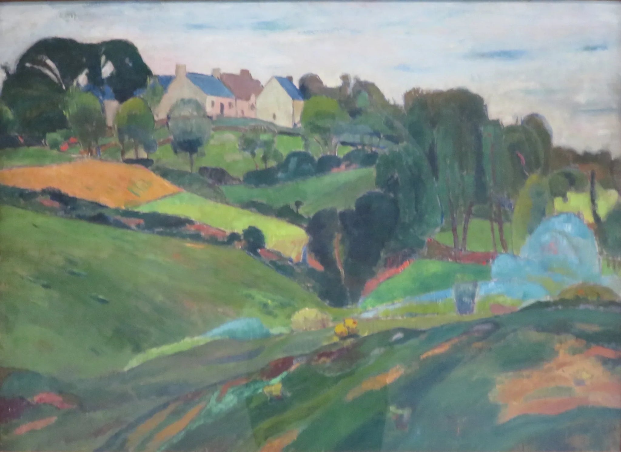 Paysage de Bretagne - Émile Bernard image 1 copie de tableau peinte à la main