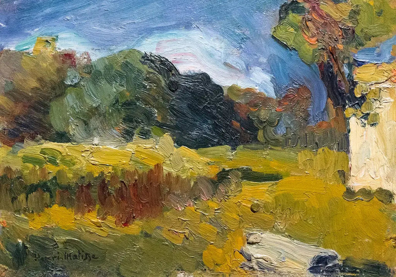 منظر طبيعي من كورسيكا - هنري ماتيس