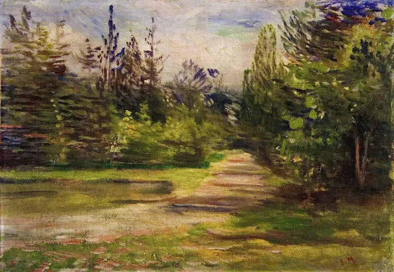منظر غابة - إدفارد مونش