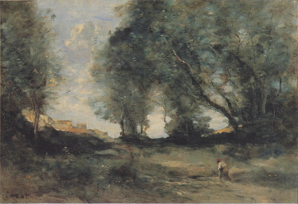 Paysage de forêt - Jean-Baptiste Camille Corot image 1 copie peinte à la main à l’huile