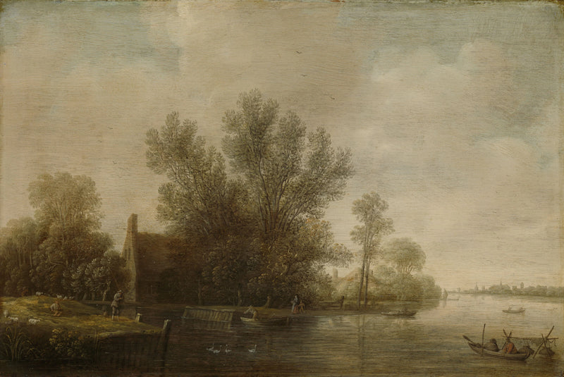 Paysage fluvial - Pieter van Asch