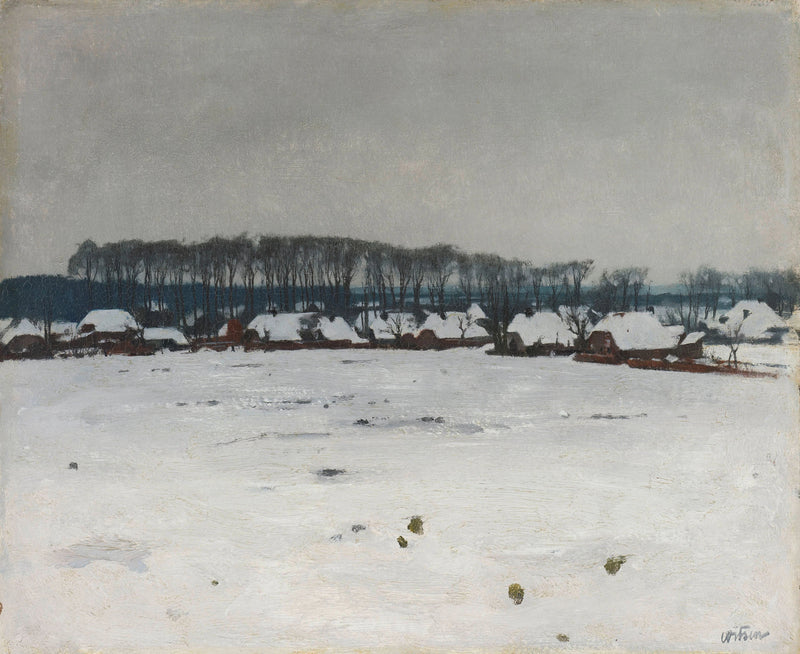 Paysage d'hiver - Willem Witsen