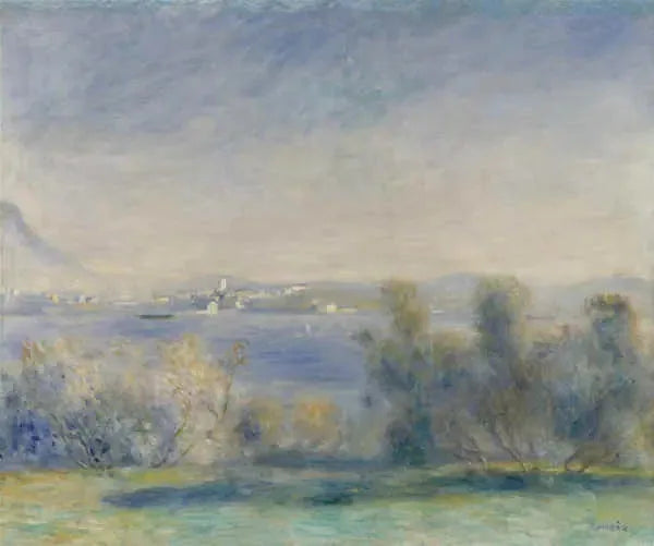 Paysage méditerranéen - Pierre-Auguste Renoir image 1 reproduction de peinture à l’huile