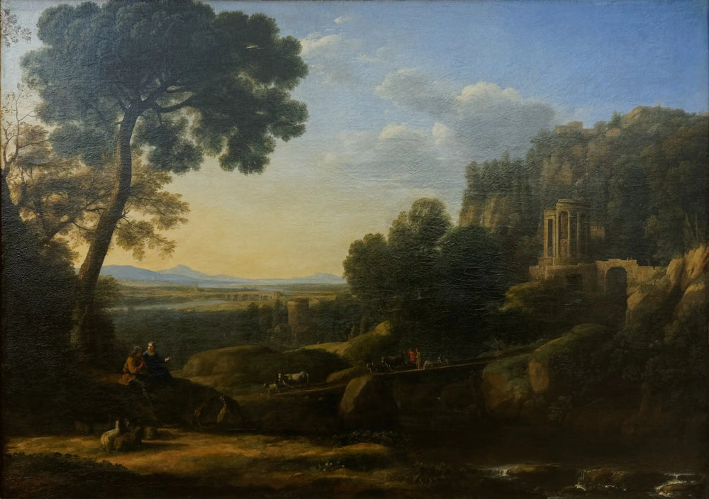 paysage pastoral - Claude Lorrain image 1 reproduction artisanale de tableau