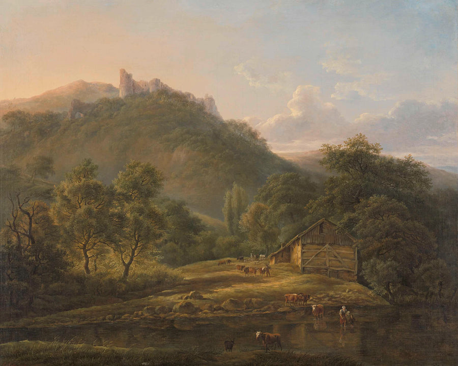 Paysage à la Sambre - Édouard Delvaux
